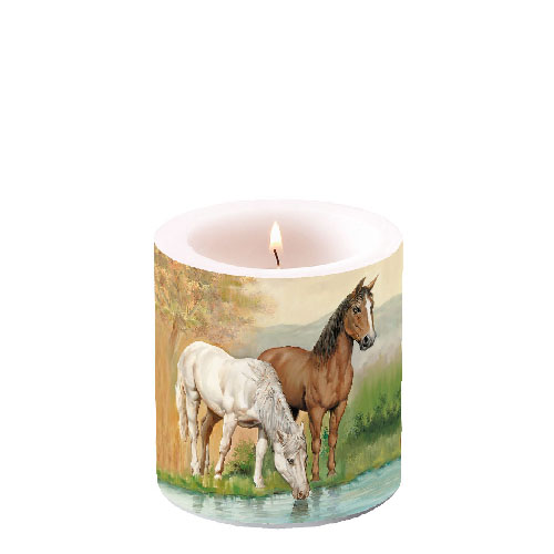 Свещ малка Horses 
