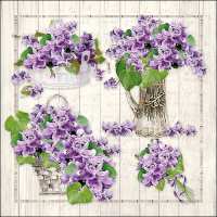 Art.No.13312700- Салфетки Purple Bouquets от 