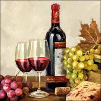 Art.No.13310235- Салфетки Wine and Grapes от 