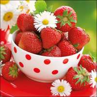 Art.No.13313290- Салфетки Strawberries In Bowl от 