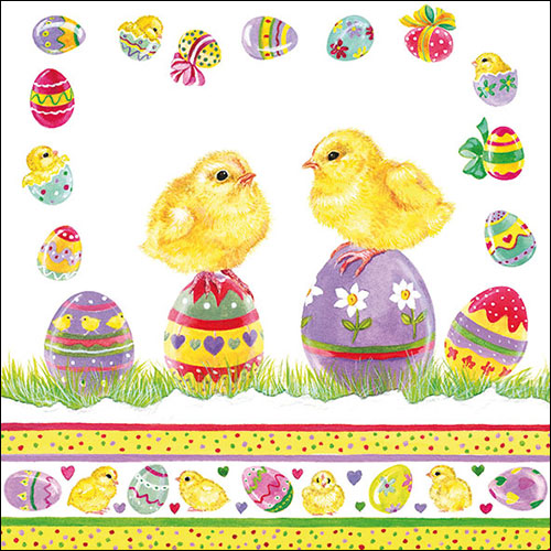 Салфетки Chicks On Eggs