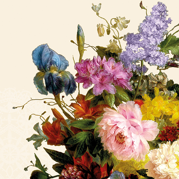 Салфетки Still life Bouquet Cream