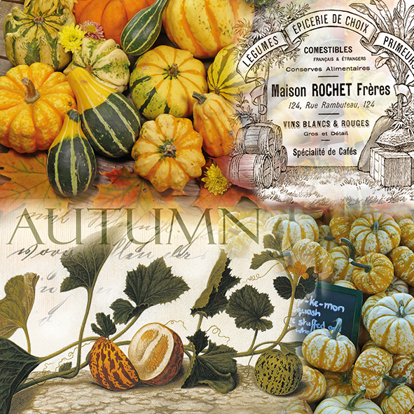 Салфетки Autumn Pumpkins