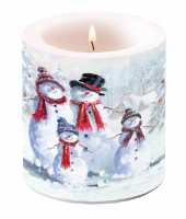Art.No.71633- Свещ малка Snowman With Hat 39213435 от 