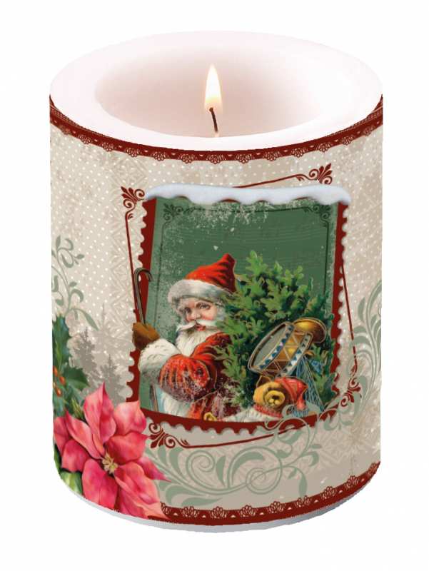Свещ  Santa Stamp 