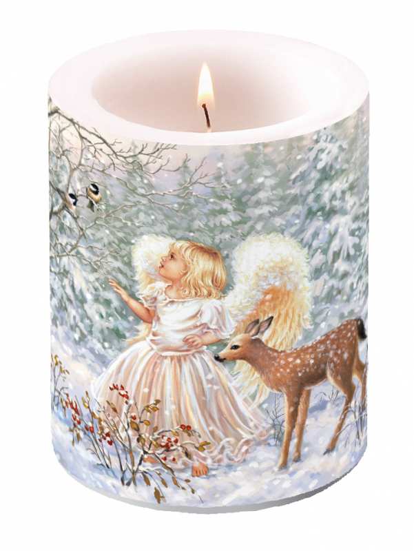 Свещ голяма Winter Angel 39113470