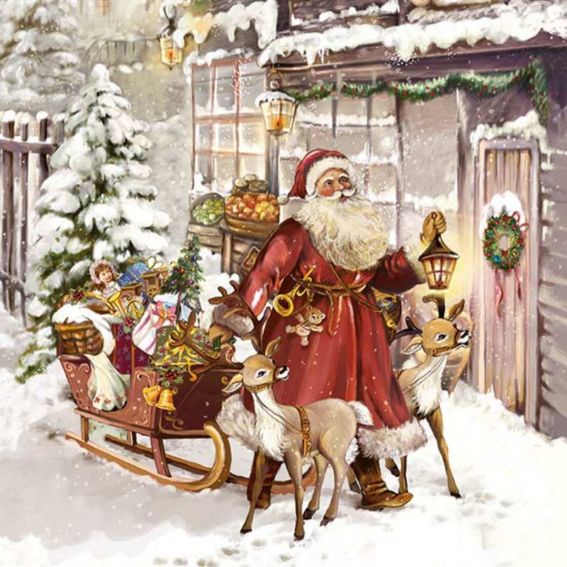 Салфетки Christmas Visit 