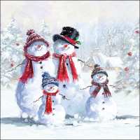 Art.No.33313435- Салфетки Snowmen With Hat  от 