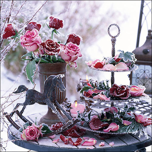 Салфетки Frozen Roses 