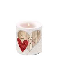 Art.No.19213855- Свещ I Love You  от 
