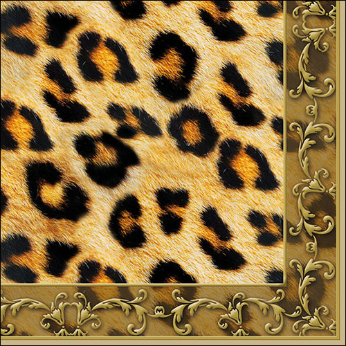 Салфетки Leopard ornament