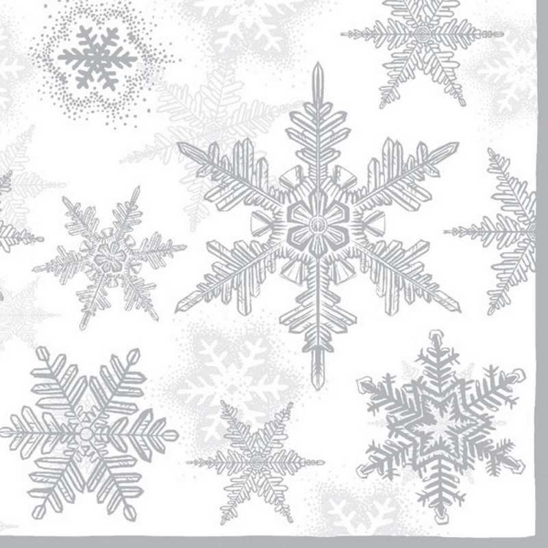 Салфетки Snow Crystals Silver