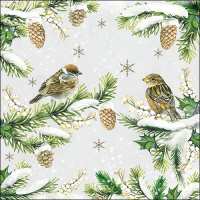 Art.No.33314740- Салфетки Sparrows in snow от 