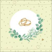 Art.No.13315112- Салфетки Wedding Branch Green от 