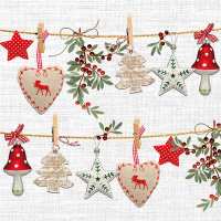 Art.No.33315450- Салфетки Rustical christmas от 