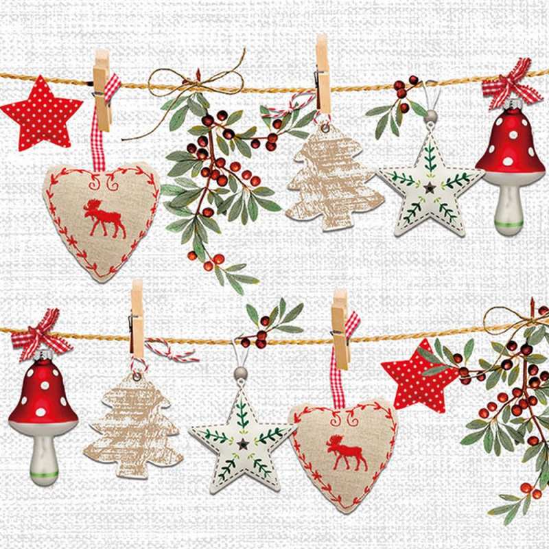 Салфетки Rustical christmas