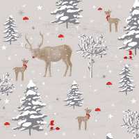 Art.No.33315475- Салфетки Snow forest от 
