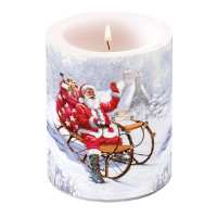 Art.No.39115280- Свещ голяма Santa on sledge от 