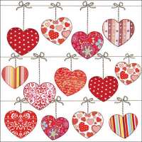 Art.No.13310145- Салфетки Hearts on Wire от 