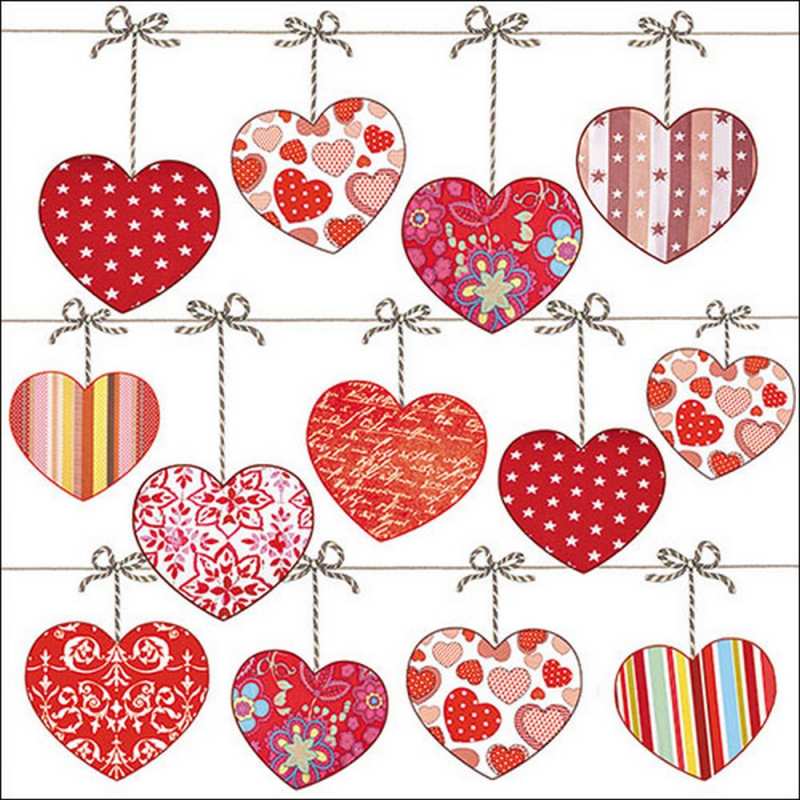 Салфетки Hearts on Wire