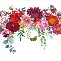 Art.No.13316005- Салфетки Flower Border White от 