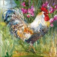 Art.No.13314895- Салфетки Aquarell Rooster от 