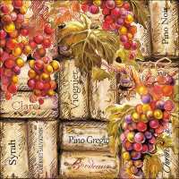 Art.No.13312385- Салфетки Grapes and Corks от 