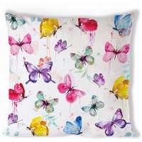 Art.No.16216265- Калъфка за възглавница Butterfly collection white от 
