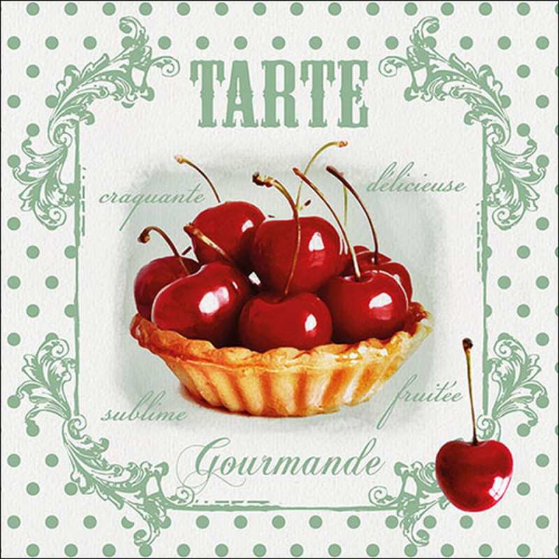 Салфетки Tarte red cherries