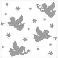 Art.No.33315267- Салфетки Trumpet angels silver от 