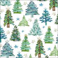 Art.No.33315485- Салфетки Tree pattern green от 