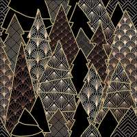 Art.No.33316505- Салфетки Luxury trees black от 