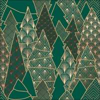 Art.No.33316507- Салфетки Luxury trees green от 