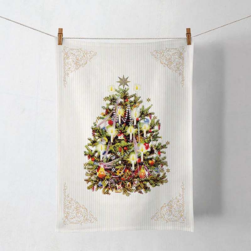 Кърпа X-Mas Tree Cream