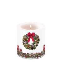 Art.No.39216550- Свещ малка Bow On Wreath от 