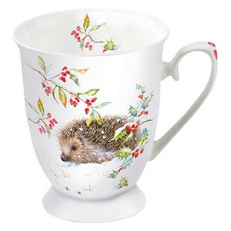 Чаша Hedgehog in winter