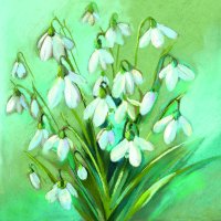 Art.No.13317000- Салфетки Snowdrops in winter от 
