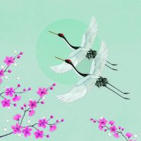 Art.No.13317321- Салфетки Cranes green от 