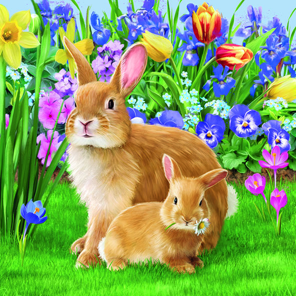 Салфетки Mother bunny