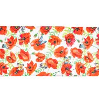 Art.No.20102-4- Тишлайфер Лонета 40х140см,  десен Макове от 