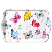 Art.No.13716265- Поднос Butterfly collection white от 