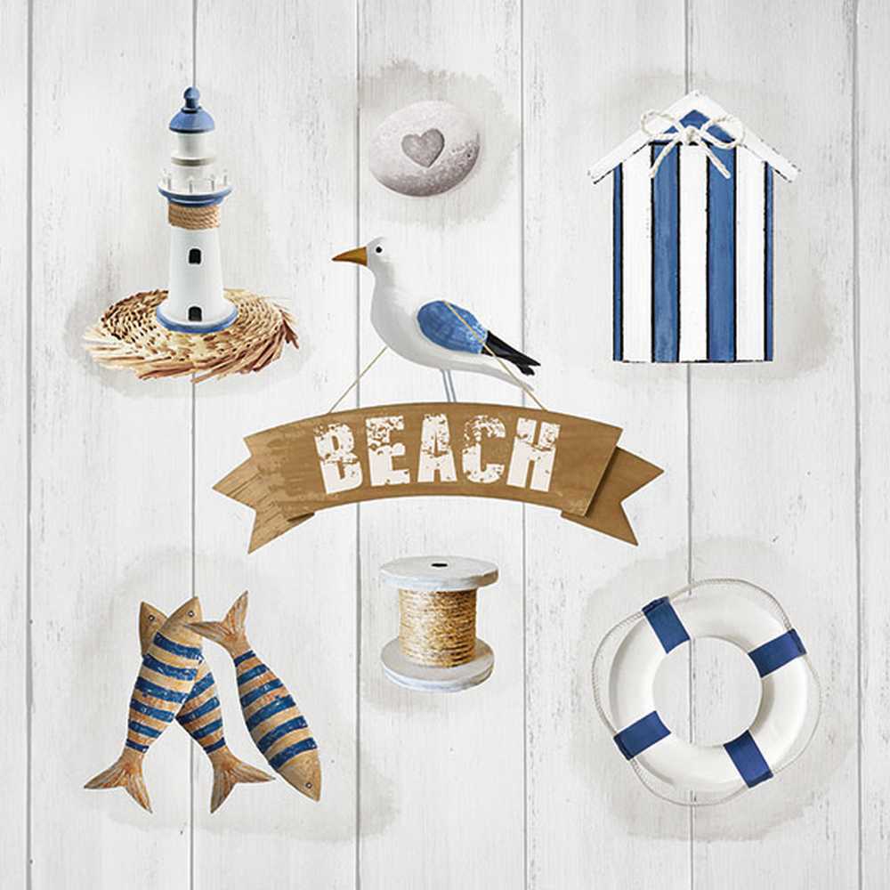 Салфетки Beach lements 33х33см