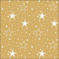 Art.No.33316730- Салфетки Night sky white gold от 