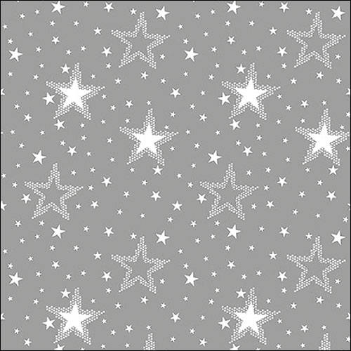 Салфетки Night sky white silver