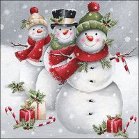 Art.No.33317800- Салфетки Smiling snowmen от 