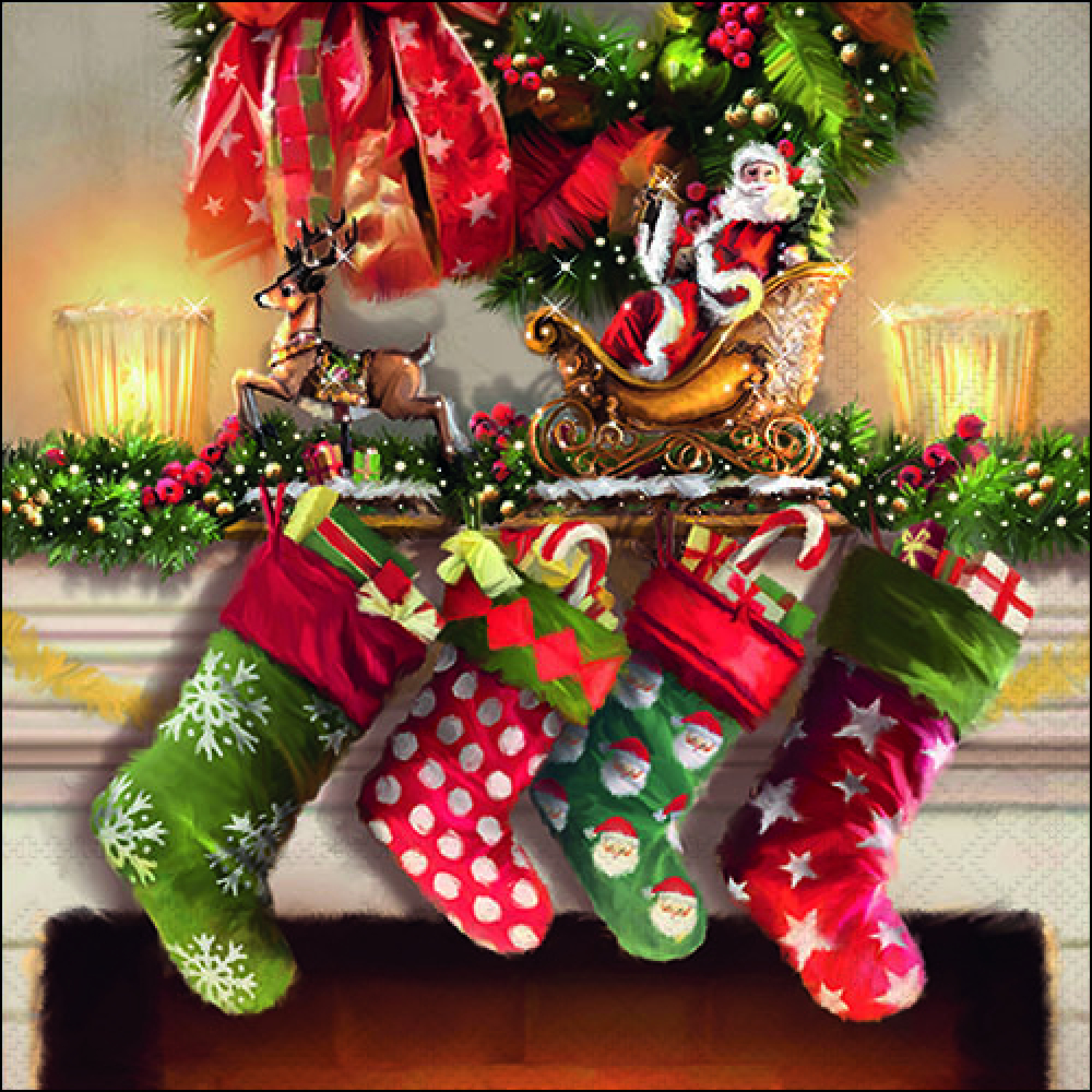 Салфетки Hanging stockings