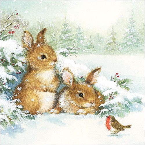 Салфетки Friends in snow