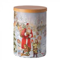 Art.No.37517970- Порцеланов буркан Santa bringing presents от 