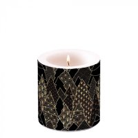 Art.No.39216505- Свещ малка Luxury trees black от 