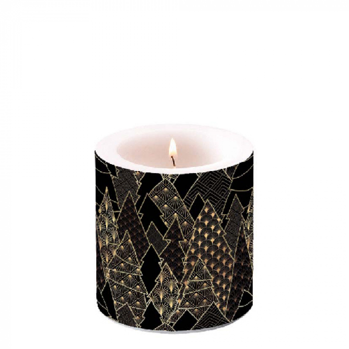 Свещ малка Luxury trees black